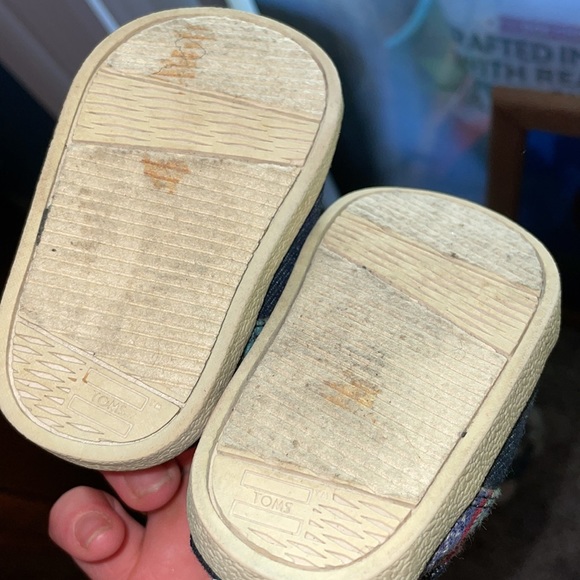 Unisex Toms size 3 (baby) Jean & Aztec style - Picture 6 of 6